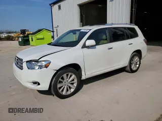 2010 Toyota Highlander Hybrid with VIN JTEBW3EH4A2041255, listed as a Copart auction lot 71751244 with 197,467 mi miles and Clean Title. Bid and sale history available at carsss.com. Image 1.
