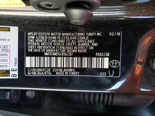 2018 Toyota C-HR XLE z VIN NMTKHMBX6JR062387, wystawiony jako Copart lot #56206091 z przebiegiem 47 001 mil mil oraz Szkoda całkowita • Salvage title. Historia ofert i sprzedaży dostępna na DreamBid. Obrazek 10.
