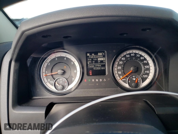 2019 Ram 1500 Classic Express with VIN 1C6RR6FT7KS745330, listed as a Copart auction lot 43267765 with 50,268 mi miles and Salvage Title. Bid and sale history available at carsss.com. Image 9.