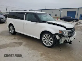 2013 Ford Flex SEL with VIN 2FMGK5C8XDBD32230, listed as a Copart auction lot 44051775 with 155,781 mi miles and Salvage Title. Bid and sale history available at carsss.com. Image 4.