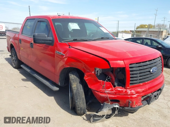 2014 Ford F-150 XL with VIN 1FTEW1CM5EKD24727, listed as a IAAI auction lot 41794641 with 118,973 mi miles and . Bid and sale history available at DreamBid. Image 1.