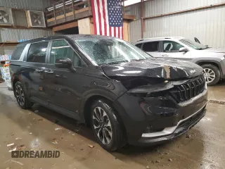 2024 Kia Carnival EX with VIN KNDNC5H36R6327067, listed as a Copart auction lot 81905484 with 14,343 mi miles and Salvage Title. Bid and sale history available at carsss.com. Image 4.