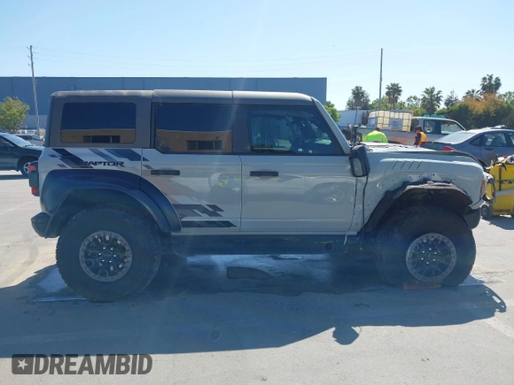 2023 Ford Bronco Raptor with VIN 1FMEE5JR7PLC04106, listed as a IAAI auction lot 42316422 with 6,859 mi miles and . Bid and sale history available at DreamBid. Image 14.