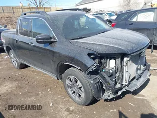 2019 Honda Ridgeline RTL-E with VIN 5FPYK3F7XKB014406, listed as a IAAI auction lot 41765154 with 65,209 mi miles and . Bid and sale history available at DreamBid. Image 1.