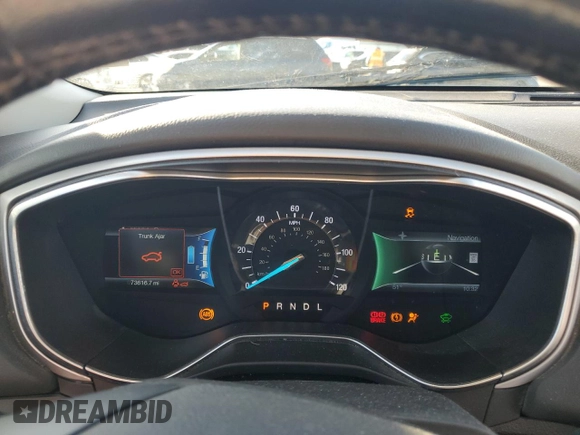 2014 Ford Fusion SE Hybrid with VIN 3FA6P0LU6ER185155, listed as a Copart auction lot 47108025 with 73,616 mi miles and Salvage title. Bid and sale history available at DreamBid. Image 9.