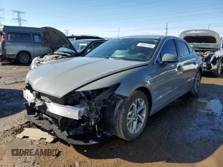 2023 Hyundai Sonata SEL with VIN KMHL64JA0PA290220, listed as a Copart auction lot 46497405 with 23,799 mi miles and Salvage Title. Bid and sale history available at DreamBid. Image 1.
