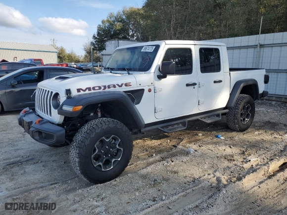 2021 Jeep Gladiator Mojave with VIN 1C6JJTEG2ML522066, listed as a Copart auction lot 45011955 with 30,475 mi miles and Salvage Title. Bid and sale history available at carsss.com. Image 1.