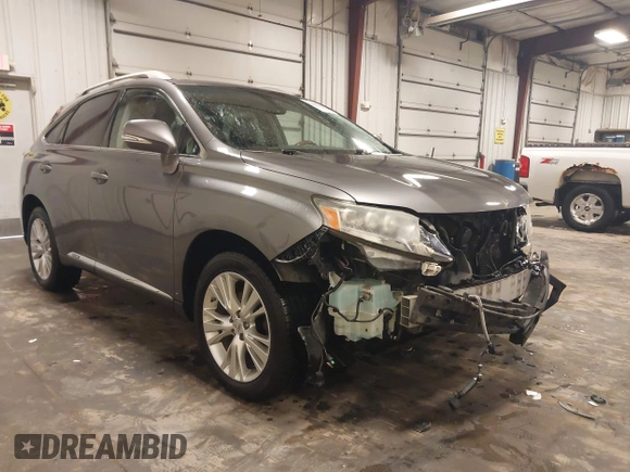 2012 Lexus RX 450h with VIN JTJBC1BA2C2434163, listed as a IAAI auction lot 42097868 with 266,874 mi miles and . Bid and sale history available at DreamBid. Image 1.