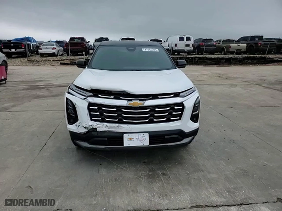 2025 Chevrolet Equinox FWD LT with VIN 3GNAXHEG3SL261219, listed as a Copart auction lot 47646205 with 696 mi miles and Salvage Title. Bid and sale history available at carsss.com. Image 12.