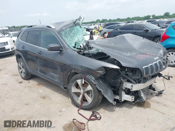 2019 Jeep Cherokee Limited z VIN 1C4PJLDB0KD487950, wystawiony jako IAAI lot #42290635 z przebiegiem Nie podano mil oraz . Historia ofert i sprzedaży dostępna na DreamBid. Obrazek 1.