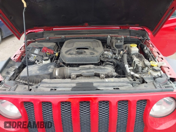 2020 Jeep Wrangler Unlimited Willys with VIN 1C4HJXDN8LW213889, listed as a IAAI auction lot 41561034 with 97,489 mi miles and . Bid and sale history available at DreamBid. Image 10.