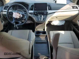 2019 Honda Odyssey EX-L z VIN 5FNRL6H77KB090836, wystawiony jako Copart lot #59514165 z przebiegiem Nie podano mil oraz Szkoda całkowita • Salvage title. Historia ofert i sprzedaży dostępna na DreamBid. Obrazek 8.