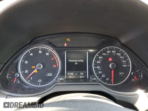 2016 Audi Q5 Premium Plus with VIN WA1L2AFP1GA055525, listed as a Copart auction lot 63378905 with 161,308 mi miles and Clean title. Bid and sale history available at DreamBid. Image 9.