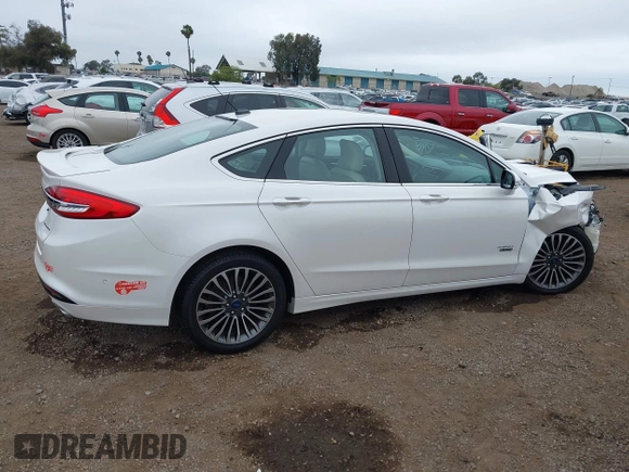 2017 Ford Fusion Titanium with VIN 3FA6P0SU2HR379834, listed as a IAAI auction lot 42440382 with 55,646 mi miles and . Bid and sale history available at DreamBid. Image 13.