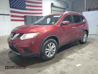 2015 Nissan Rogue SV with VIN KNMAT2MV0FP516517, listed as a Copart auction lot 47876565 with 93,755 mi miles and Salvage Title. Bid and sale history available at DreamBid. Image 1.