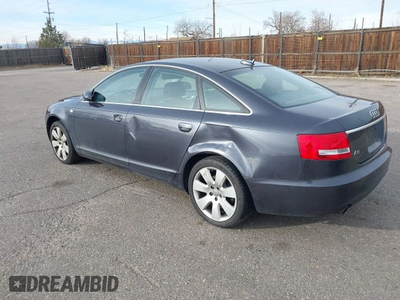 2005 Audi A6 with VIN WAUDG74F55N114863, listed as a IAAI auction lot 41177098 with 93,918 mi miles. Bid and sale history available at carsss.com. Image 3.