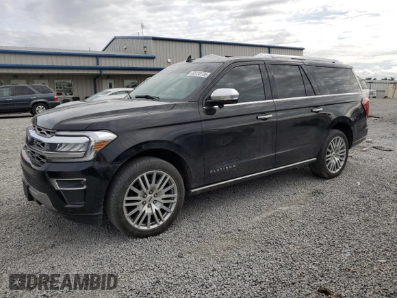 2023 Ford Expedition Max Platinum with VIN 1FMJK1M81PEA39726, listed as a Copart auction lot 55130735 with 53,013 mi miles and Salvage title. Bid and sale history available at DreamBid. Image 1.