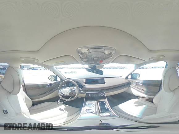 2022 Genesis GV80 with VIN KMUHB4SB8NU093544, listed as a Copart auction lot 52967045 with 14,602 mi miles and Salvage Title. Bid and sale history available at DreamBid. Image 15.