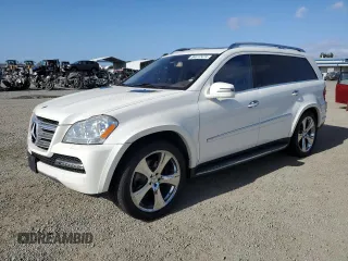 2011 Mercedes-Benz GL-Class GL 550 with VIN 4JGBF8GE5BA661393, listed as a Copart auction lot 84612474 with 112,503 mi miles and Salvage Title. Bid and sale history available at carsss.com. Image 1.