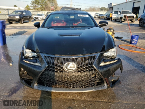 2015 Lexus RC F with VIN JTHHP5BC0F5000805, listed as a Copart auction lot 48708595 with 111,921 mi miles and Salvage Title. Bid and sale history available at carsss.com. Image 5.