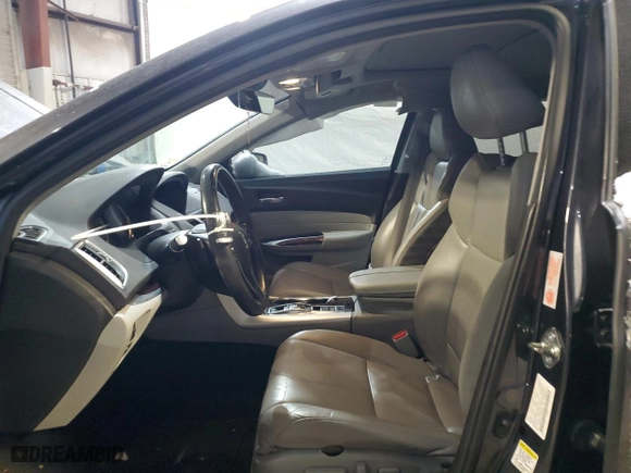 2015 Acura TLX V6 Tech with VIN 19UUB3F56FA004235, listed as a Copart auction lot 41912975 with 76,275 mi miles and Clean Title. Bid and sale history available at carsss.com. Image 7.