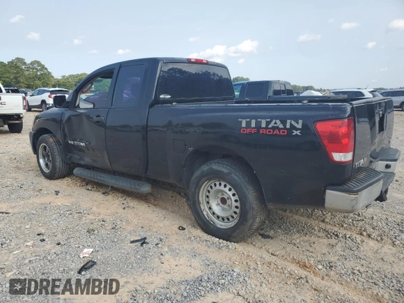2010 Nissan Titan S with VIN 1N6AA0CH8AN321630, listed as a Copart auction lot 58354525 with 190,570 mi miles and Salvage title. Bid and sale history available at DreamBid. Image 2.