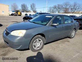 2007 Chevrolet Malibu LS w/1FL with VIN 1G1ZS58F47F140494, listed as a Copart auction lot 49450465 with 156,958 mi miles and Salvage Title. Bid and sale history available at carsss.com. Image 1.