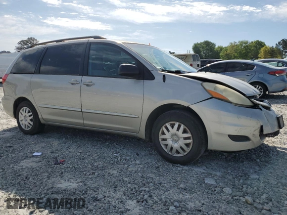 2007 Toyota Sienna CE with VIN 5TDZK23C37S047971, listed as a Copart auction lot 52540665 with 244,761 mi miles and Salvage Title. Bid and sale history available at carsss.com. Image 4.