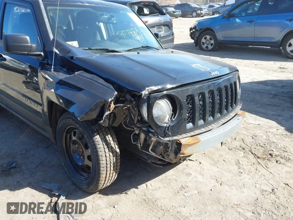 2013 Jeep Patriot Sport with VIN 1C4NJRBB1DD237178, listed as a IAAI auction lot 41773763 with 148,306 mi miles and . Bid and sale history available at carsss.com. Image 6.