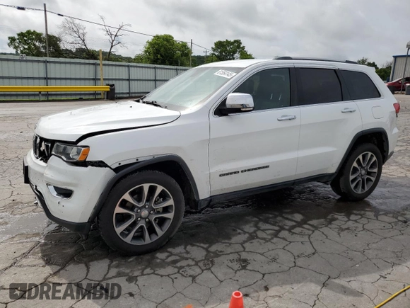 2018 Jeep Grand Cherokee Limited with VIN 1C4RJFBG4JC139971, listed as a Copart auction lot 61554145 with 116,802 mi miles and Salvage title. Bid and sale history available at DreamBid. Image 1.