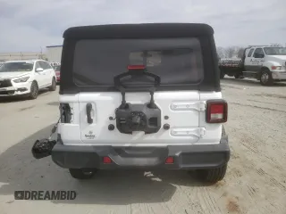 2018 Jeep Wrangler Unlimited Sahara with VIN 1C4HJXEN4JW200830, listed as a Copart auction lot 46298625 with 46,783 mi miles and Salvage title. Bid and sale history available at DreamBid. Image 6.