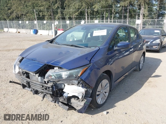 2022 Nissan LEAF S with VIN 1N4AZ1BV6NC555913, listed as a IAAI auction lot 42106117 with 78,357 mi miles and . Bid and sale history available at DreamBid. Image 20.