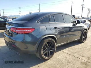2016 Mercedes-Benz GLE 450 AMG with VIN 4JGED6EBXGA012888, listed as a Copart auction lot 51288915 with 61,779 mi miles and Salvage title. Bid and sale history available at DreamBid. Image 3.