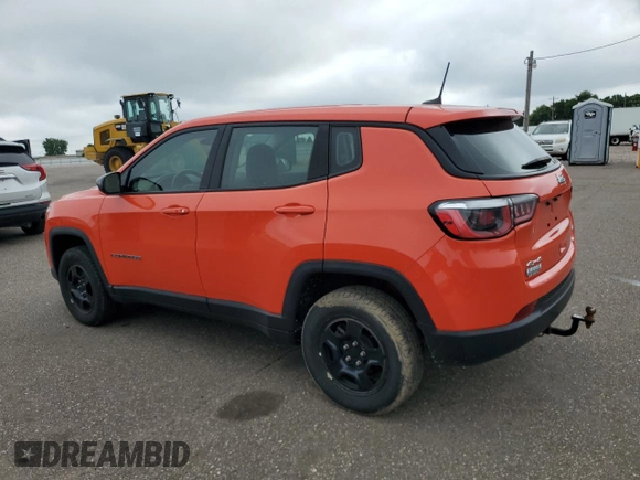 2018 Jeep Compass Sport с VIN 3C4NJDAB2JT356335, выставлен на аукционе Copart как лот 61279735 с пробегом 88 731 миль миль и Списание • Salvage title. История ставок и продаж доступна на DreamBid. Изображение 2.