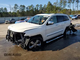 2012 Jeep Grand Cherokee Overland with VIN 1C4RJECT9CC237113, listed as a Copart auction lot 42208145 with 0 mi miles and Salvage Title. Bid and sale history available at carsss.com. Image 1.