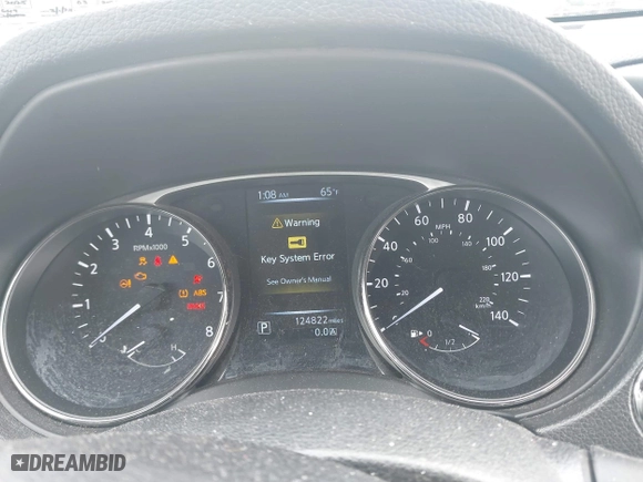 2015 Nissan Rogue SV with VIN KNMAT2MV2FP586911, listed as a IAAI auction lot 41958327 with 124,822 mi miles. Bid and sale history available at carsss.com. Image 7.