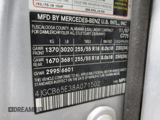 2008 Mercedes-Benz R 3.5L с VIN 4JGCB65E38A071502, выставлен на аукционе Copart как лот 56482385 с пробегом 207 671 миль миль и Чистый • Clean title. История ставок и продаж доступна на DreamBid. Изображение 13.