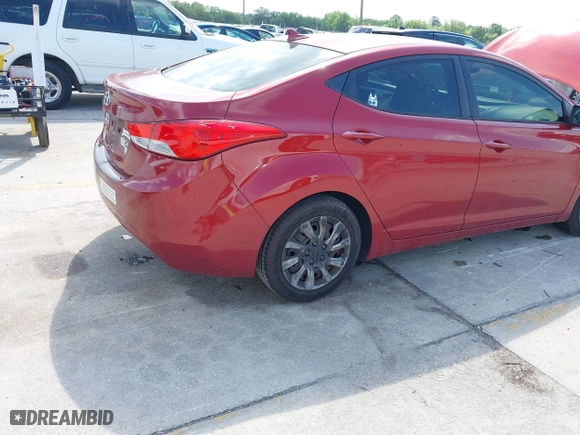 2012 Hyundai Elantra GLS with VIN KMHDH4AE8CU466814, listed as a IAAI auction lot 41933252 with 134,640 mi miles. Bid and sale history available at carsss.com. Image 16.