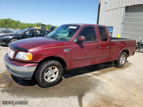 1999 Ford F-150 Work Series with VIN 1FTRX17WXXNC12811, listed as a Copart auction lot 52537395 with 0 mi miles and Salvage Title. Bid and sale history available at carsss.com. Image 1.
