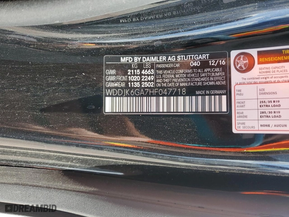 2017 Mercedes-Benz SL with VIN WDDJK6GA7HF047718, listed as a Copart auction lot 45378645 with NaN miles and Salvage Title. Bid and sale history available at carsss.com. Image 14.