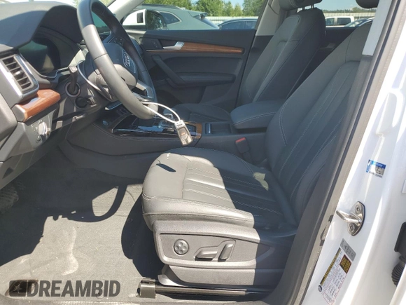 2022 Audi Q5 S line Premium Plus with VIN WA1EAAFY2N2124721, listed as a Copart auction lot 66202045 with 45,059 mi miles and Salvage title. Bid and sale history available at DreamBid. Image 7.