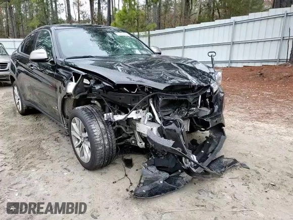 2017 BMW X6 xDrive35i with VIN 5UXKU2C30H0X47848, listed as a Copart auction lot 70291292 with 60,339 mi miles. Bid and sale history available at carsss.com. Image 12.