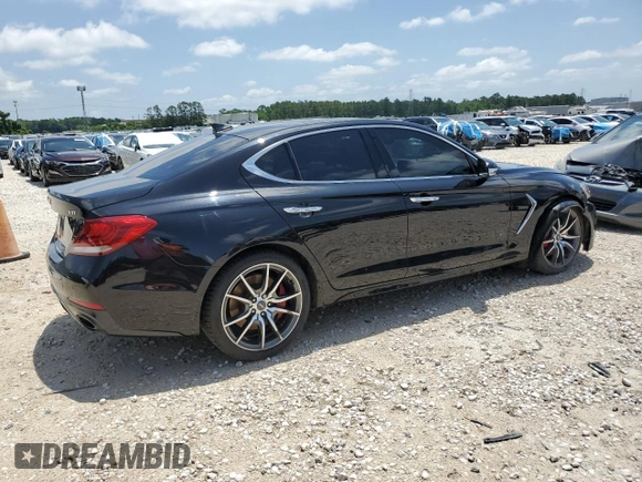 2019 Genesis G70 Advanced с VIN KMTG74LE6KU014488, выставлен на аукционе Copart как лот 56148175 с пробегом 188 469 миль миль и Списание • Salvage title. История ставок и продаж доступна на DreamBid. Изображение 3.