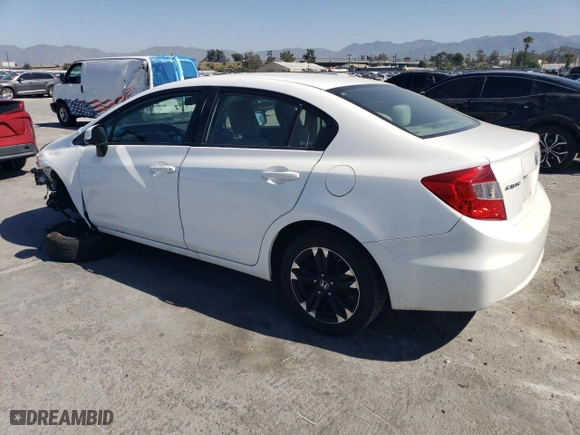 2012 Honda Civic Sdn LX with VIN 19XFB2F56CE391105, listed as a Copart auction lot 52382925 with 96,085 mi miles and Salvage Title. Bid and sale history available at carsss.com. Image 2.