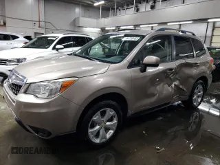 2014 Subaru Forester 2.5i Premium with VIN JF2SJACC6EG555939, listed as a Copart auction lot 44730455 with 121,390 mi miles and Salvage Title. Bid and sale history available at carsss.com. Image 1.