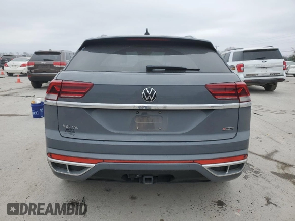 2022 Volkswagen Atlas SEL Premium R-Line с VIN 1V2FE2CA7NC218680, выставлен на аукционе Copart как лот 43991505 с пробегом 54 471 миль миль и Чистый • Clean title. История ставок и продаж доступна на DreamBid. Изображение 6.