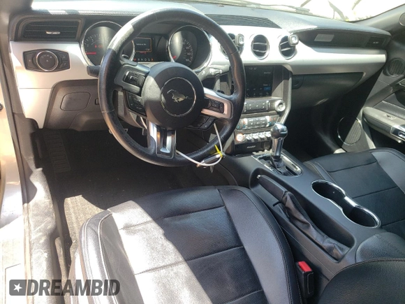 2017 Ford Mustang EcoBoost Premium with VIN 1FATP8UH3H5307982, listed as a Copart auction lot 57594895 with 58,955 mi miles and Salvage title. Bid and sale history available at DreamBid. Image 8.