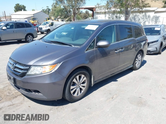 2015 Honda Odyssey EX with VIN 5FNRL5H49FB121512, listed as a IAAI auction lot 42234257 with 139,265 mi miles and . Bid and sale history available at DreamBid. Image 2.