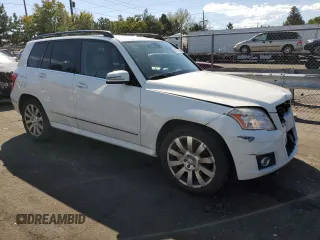 2012 Mercedes-Benz GLK 350 with VIN WDCGG8HB1CF741655, listed as a Copart auction lot 69476054 with 137,132 mi miles and Salvage Title. Bid and sale history available at DreamBid. Image 4.