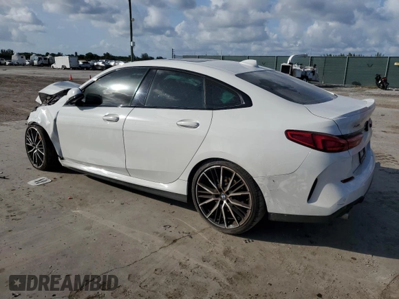 2020 BMW 2 Series 228i xDrive with VIN WBA73AK06L7F72999, listed as a Copart auction lot 84939604 with 38,259 mi miles and Non Repairable. Bid and sale history available at DreamBid. Image 2.